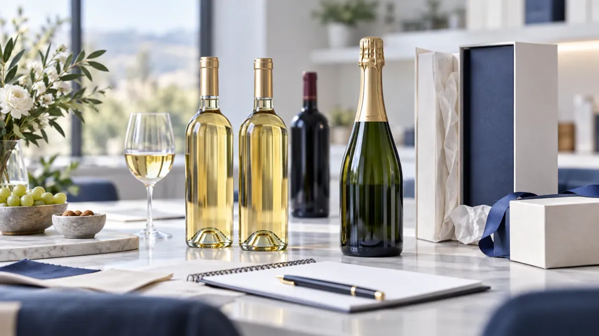 白葡萄酒与起泡酒进口选品示意