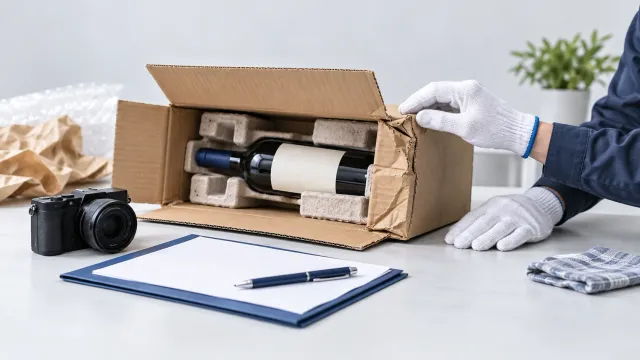 Conceptual cargo packaging damage inspection and claim documentation