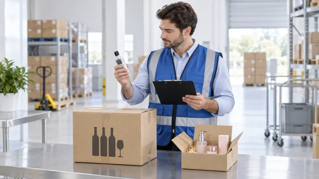Conceptual inspection of storage conditions for wine and cosmetics