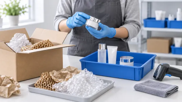 Conceptual returned parcel inspection and restocking separation