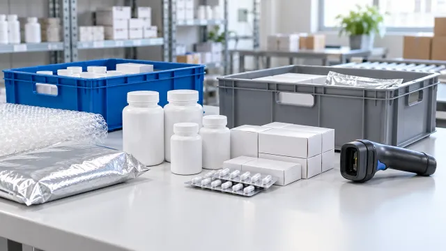 Conceptual supplement batch checks and moisture-protective packaging