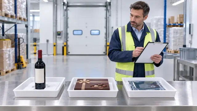 Illustration of storage-condition assessment for temperature-sensitive goods